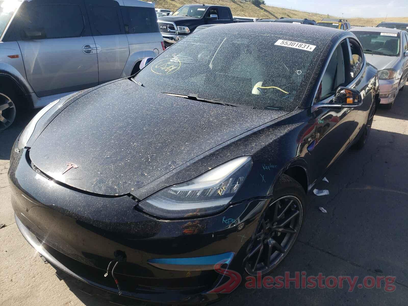 5YJ3E1EB7JF096002 2018 TESLA MODEL 3