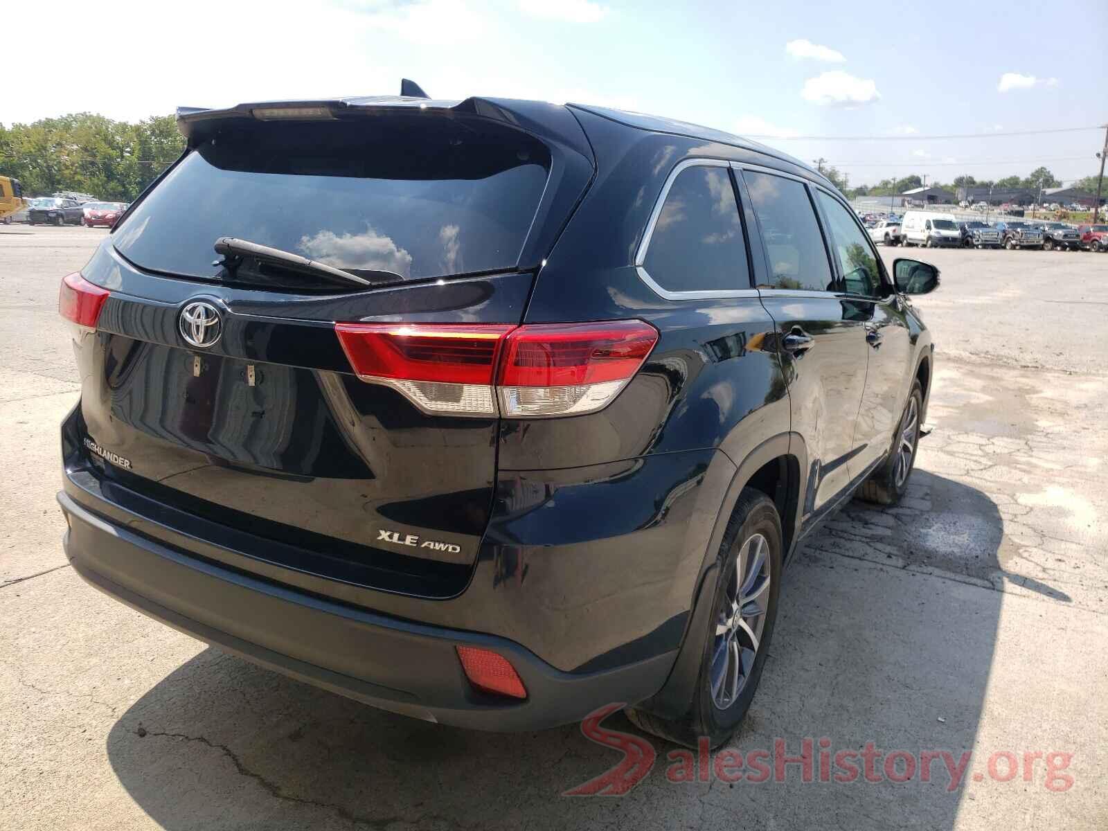 5TDJZRFH9JS552784 2018 TOYOTA HIGHLANDER