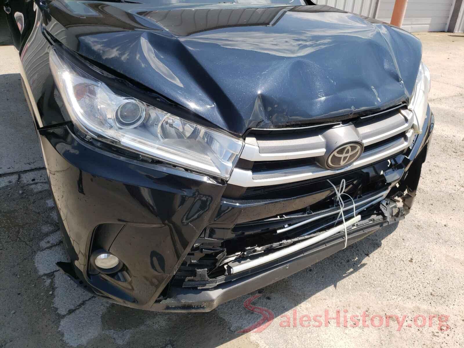 5TDJZRFH9JS552784 2018 TOYOTA HIGHLANDER