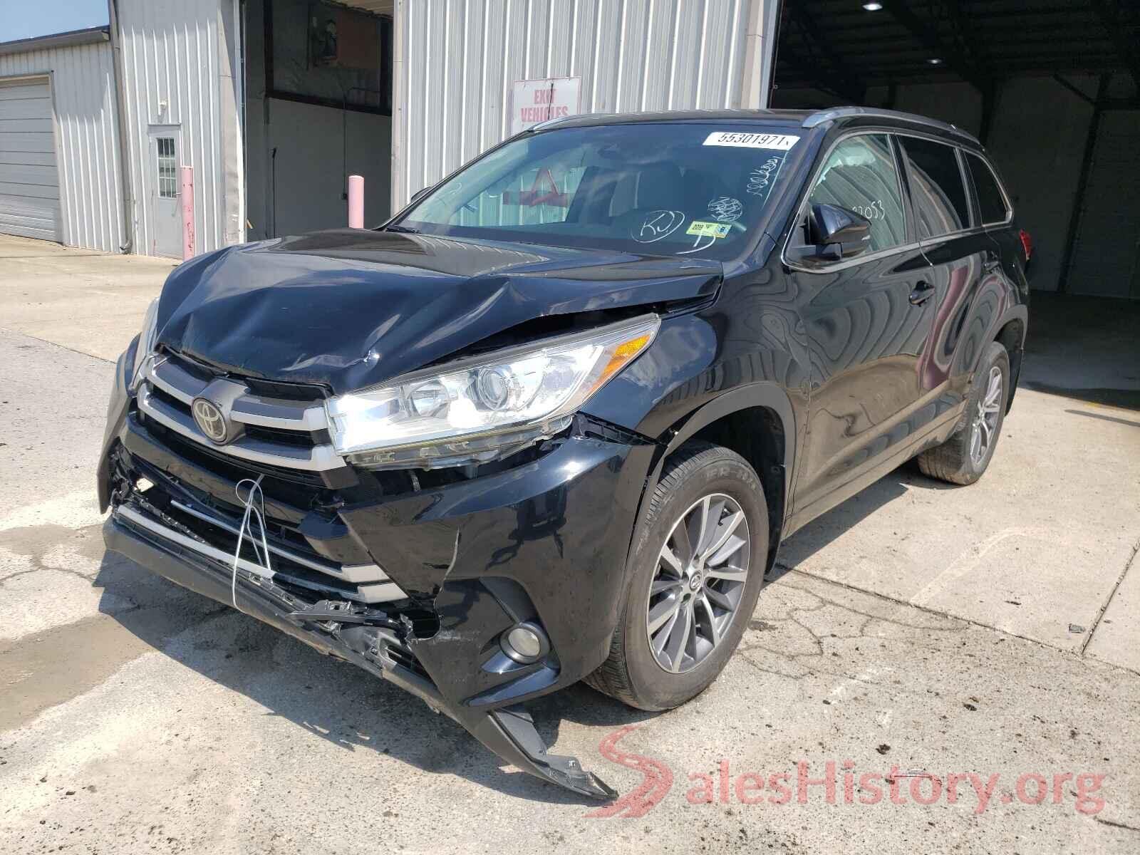 5TDJZRFH9JS552784 2018 TOYOTA HIGHLANDER