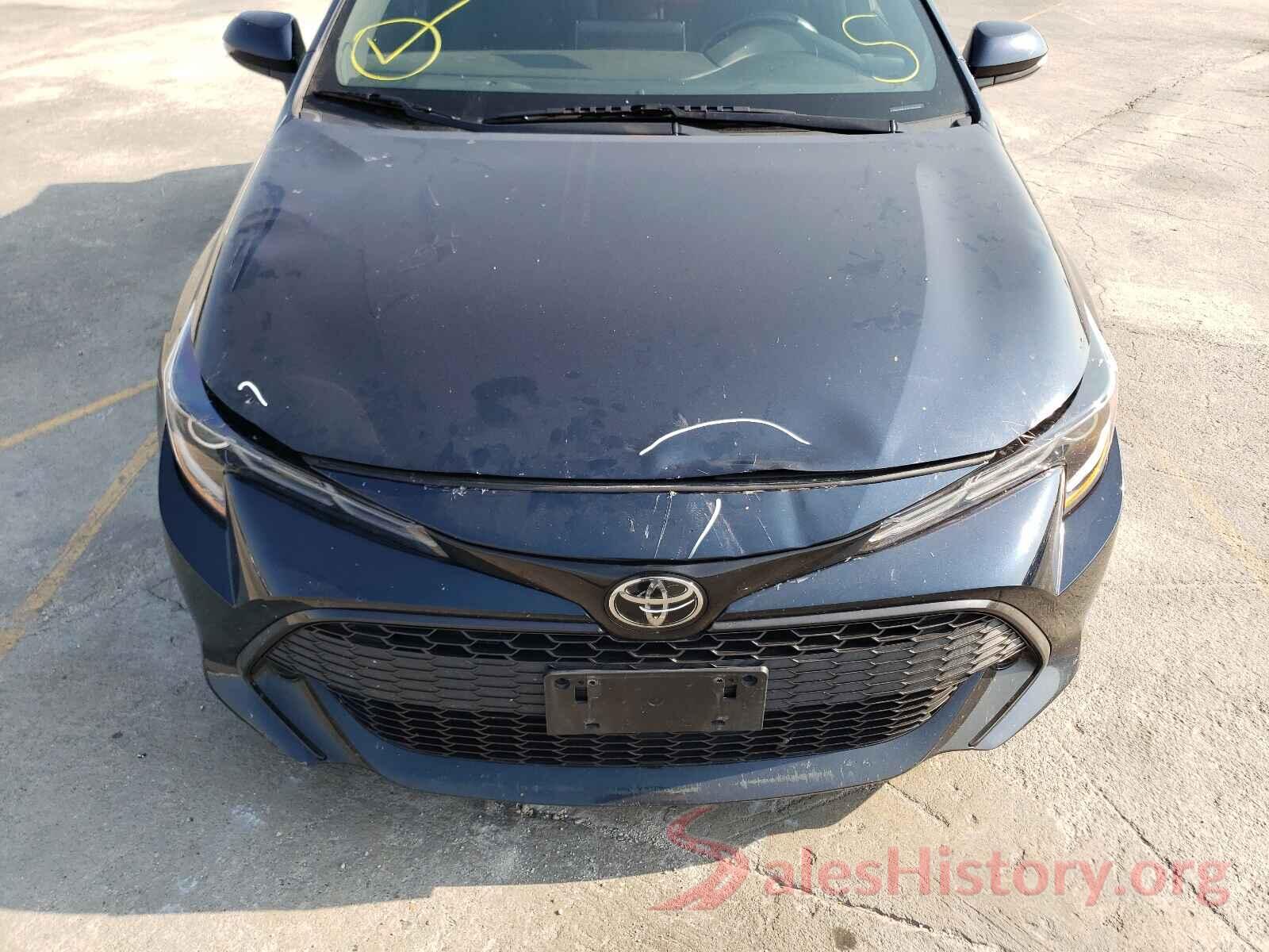 JTNK4RBE2K3022573 2019 TOYOTA COROLLA