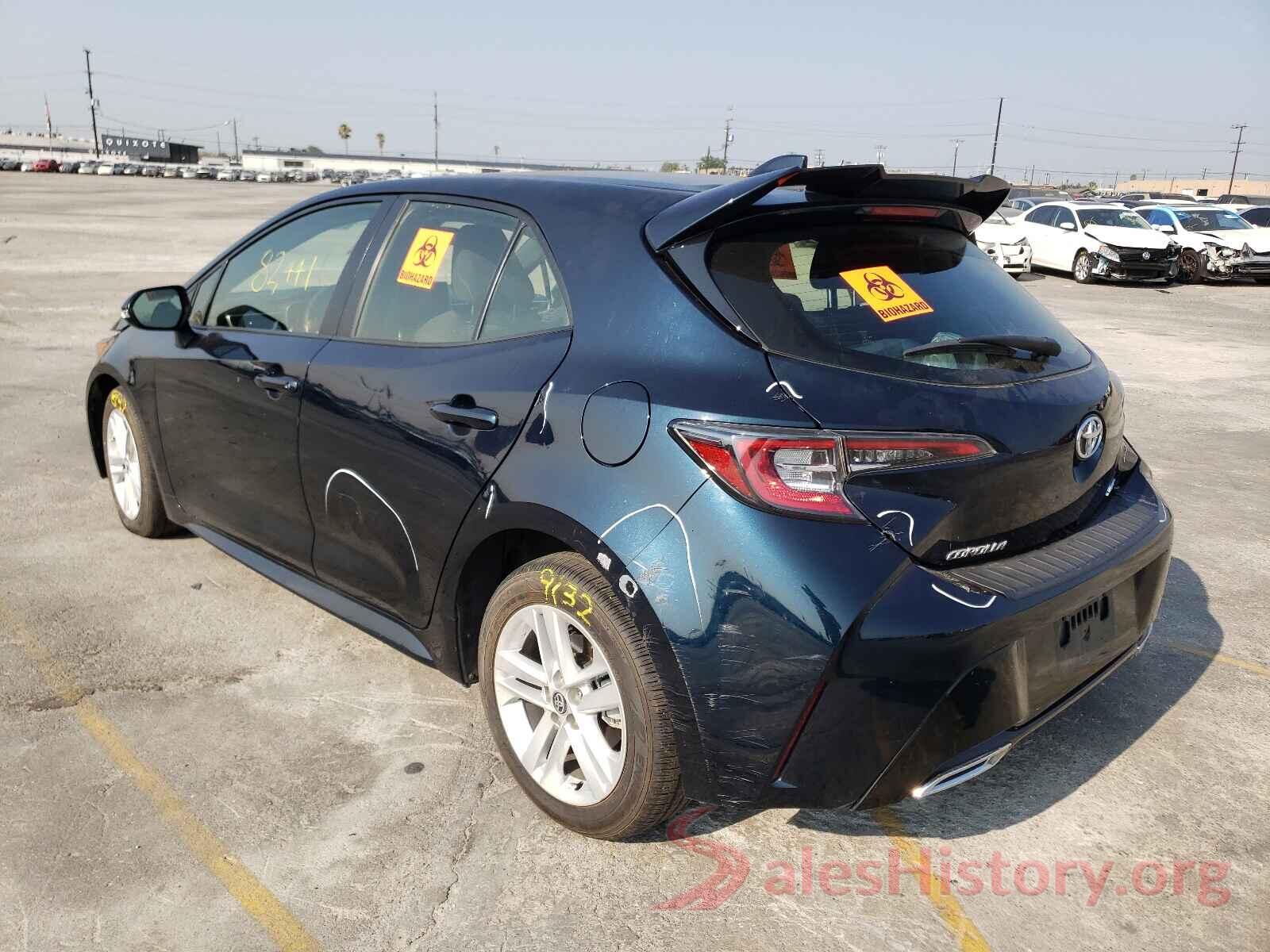 JTNK4RBE2K3022573 2019 TOYOTA COROLLA