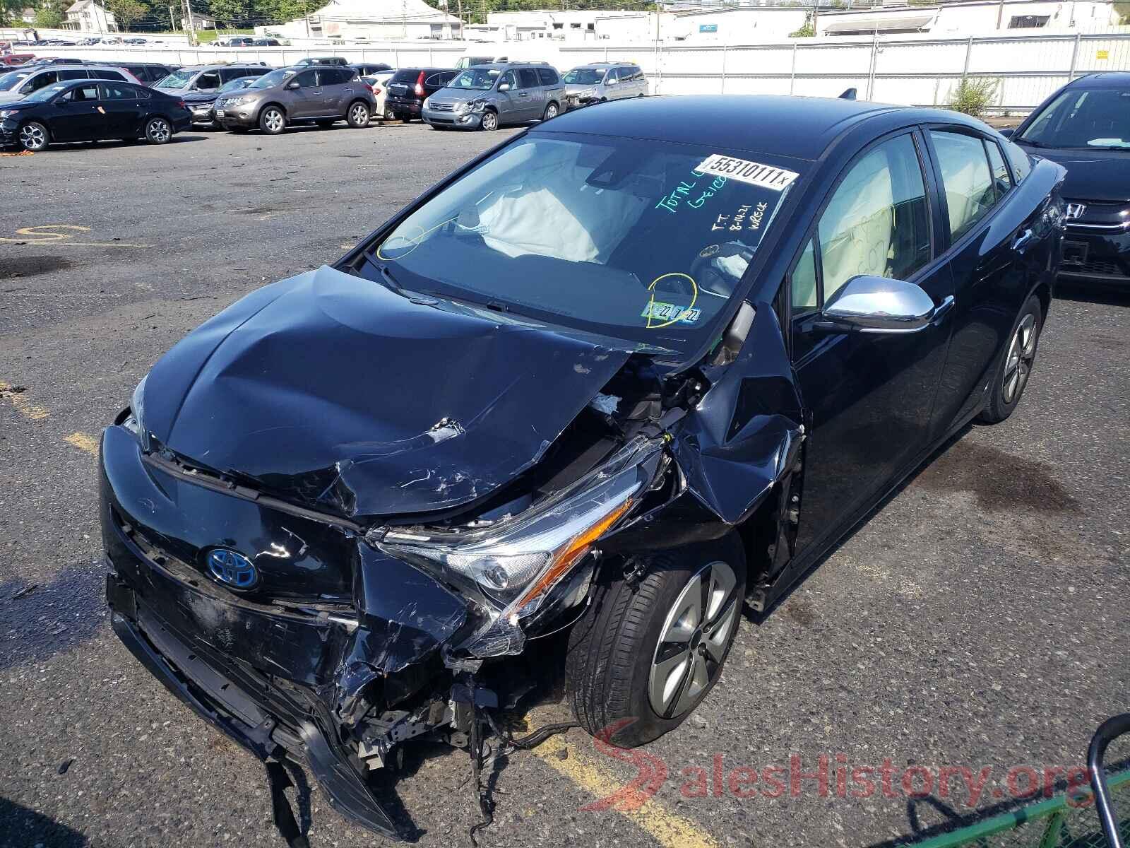 JTDKBRFU6J3589735 2018 TOYOTA PRIUS