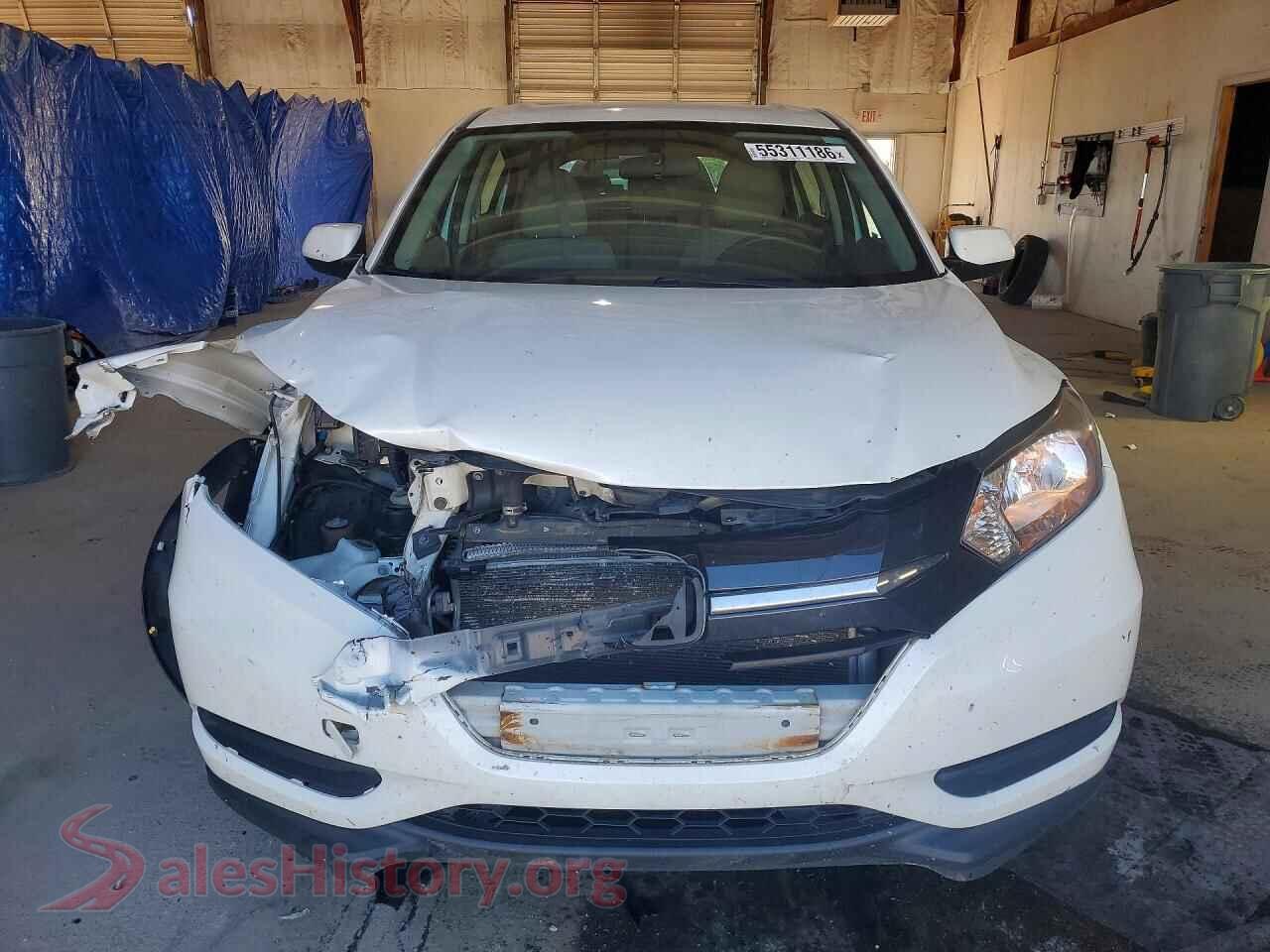 2018 HONDA HR-V VIN 3CZRU5H32JM720562, rear view