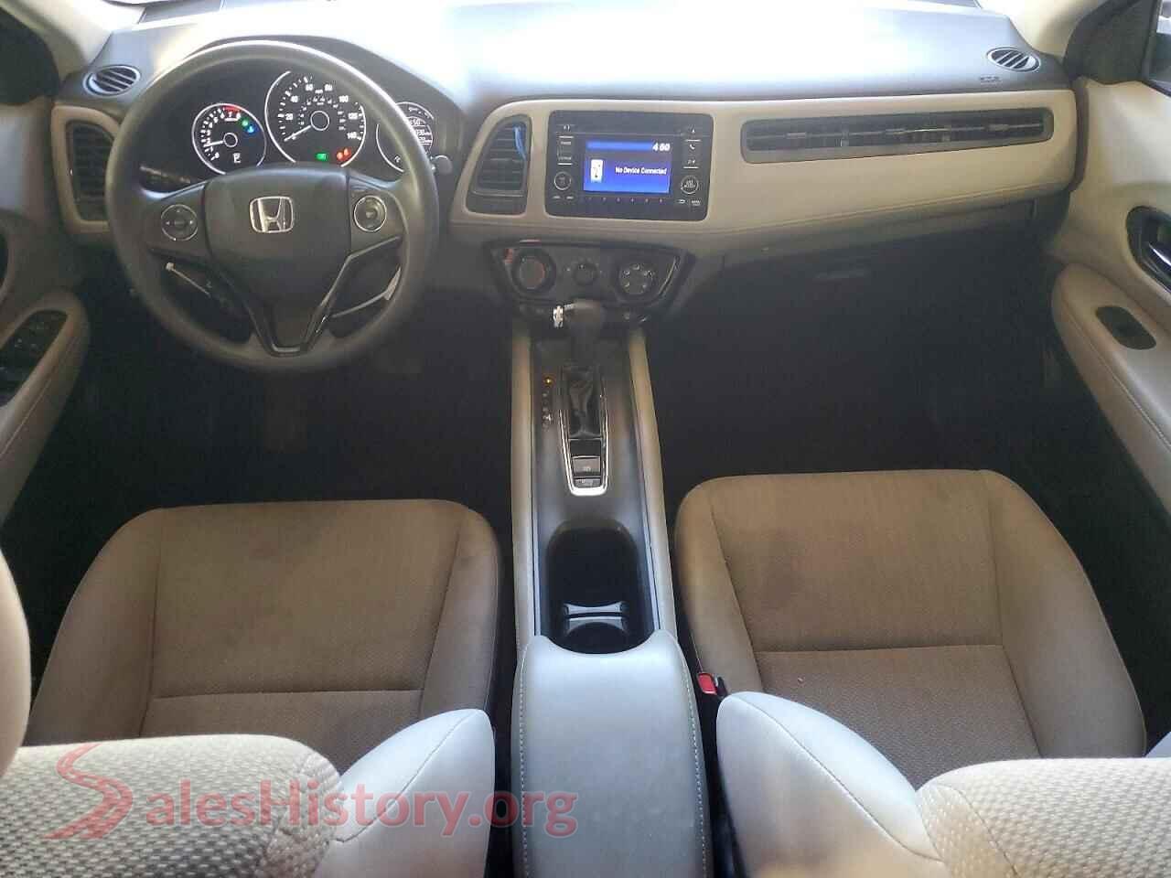 2018 HONDA HR-V VIN 3CZRU5H32JM720562, interior dashboard