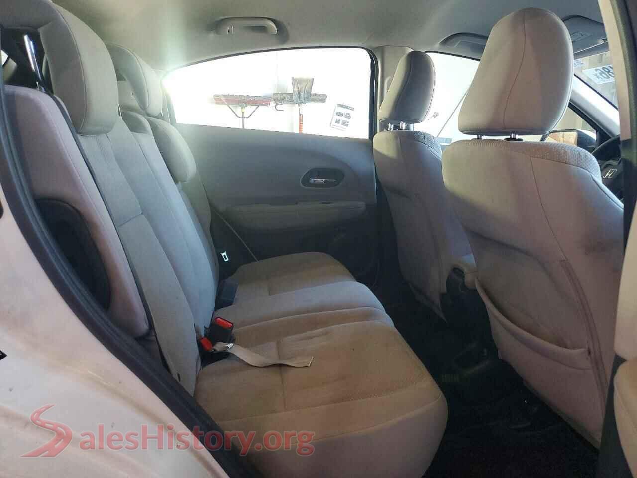 2018 HONDA HR-V VIN 3CZRU5H32JM720562, VIN plate