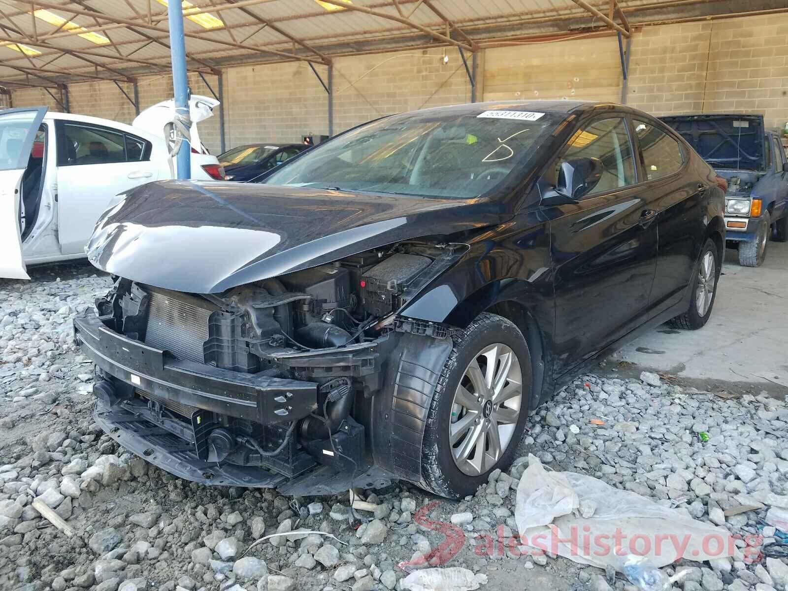 KMHDH4AE3GU589801 2016 HYUNDAI ELANTRA