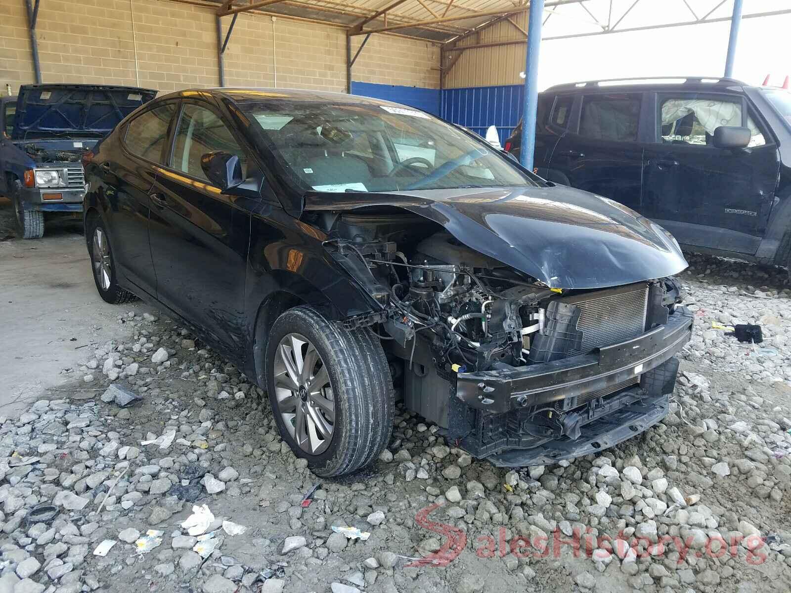 KMHDH4AE3GU589801 2016 HYUNDAI ELANTRA