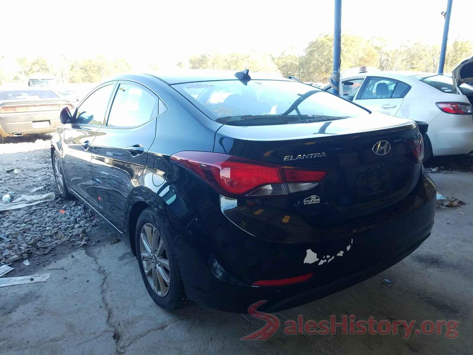 KMHDH4AE3GU589801 2016 HYUNDAI ELANTRA