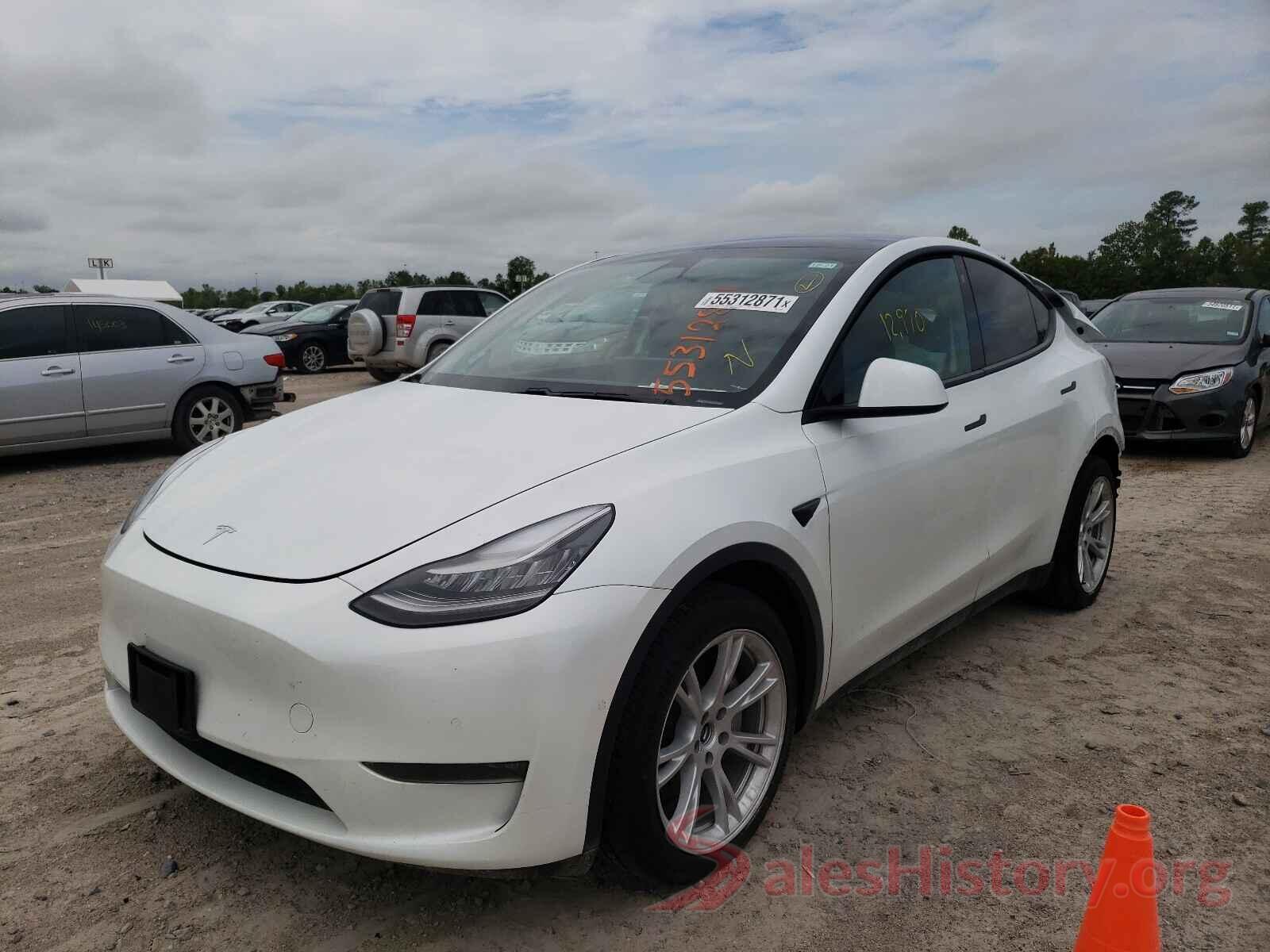 5YJYGDEE2MF073260 2021 TESLA MODEL Y