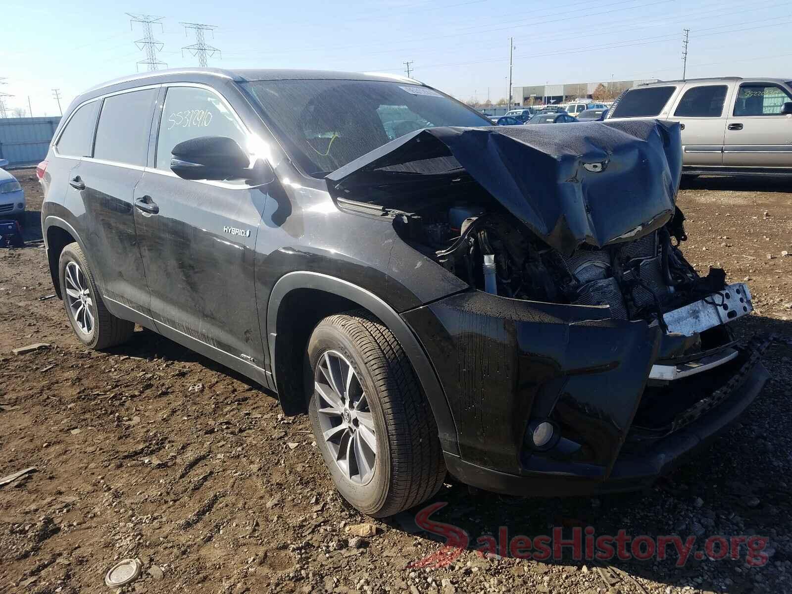 5TDJGRFHXKS052561 2019 TOYOTA HIGHLANDER