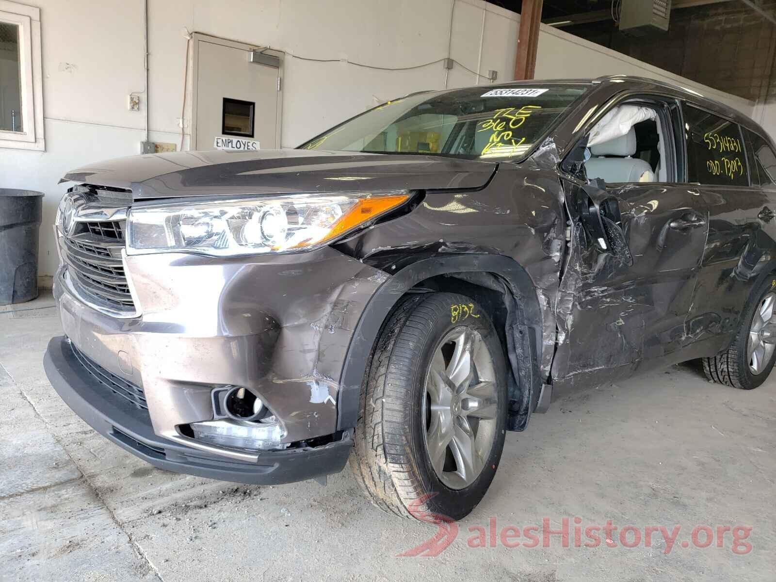 5TDDKRFH1FS206303 2015 TOYOTA HIGHLANDER