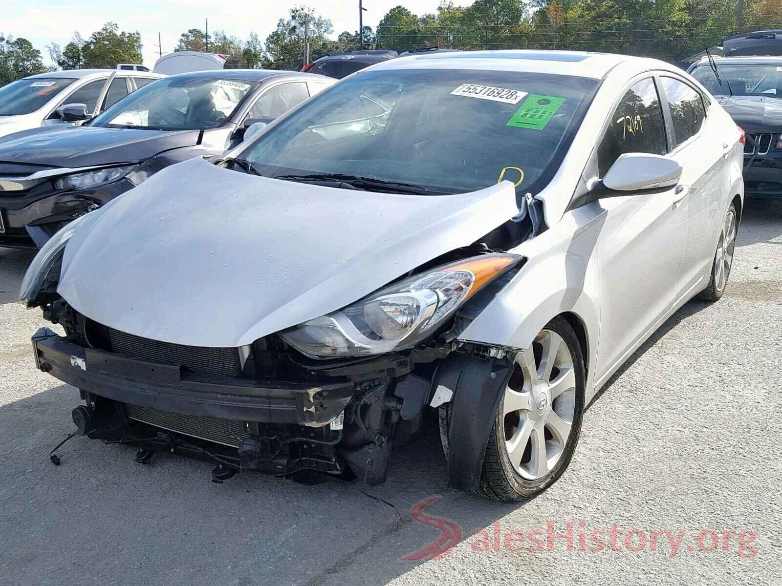 5NPDH4AE4CH101853 2012 HYUNDAI ELANTRA