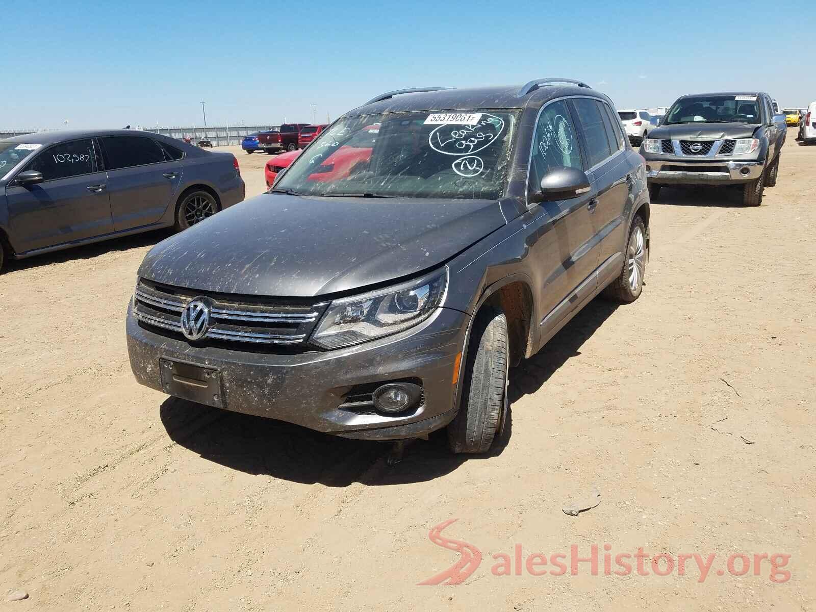 WVGBV7AX0GW522838 2016 VOLKSWAGEN TIGUAN