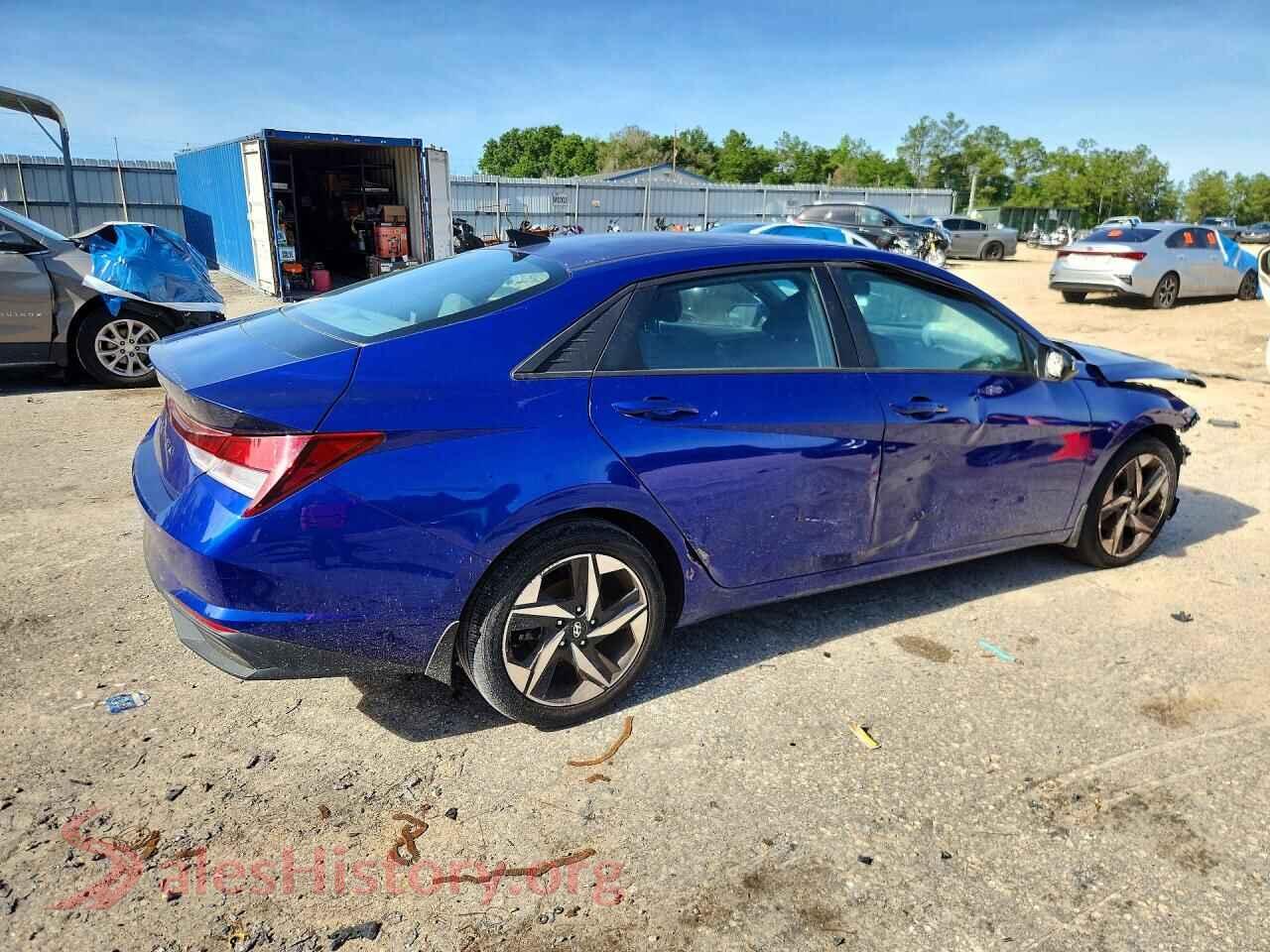 2023 HYUNDAI ELANTRA VIN KMHLS4AG1PU401923, right side view