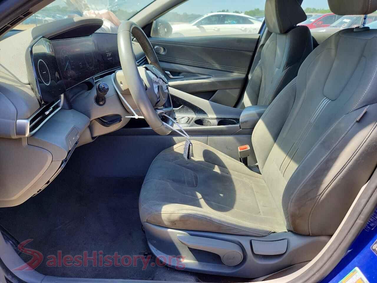 2023 HYUNDAI ELANTRA VIN KMHLS4AG1PU401923, engine bay