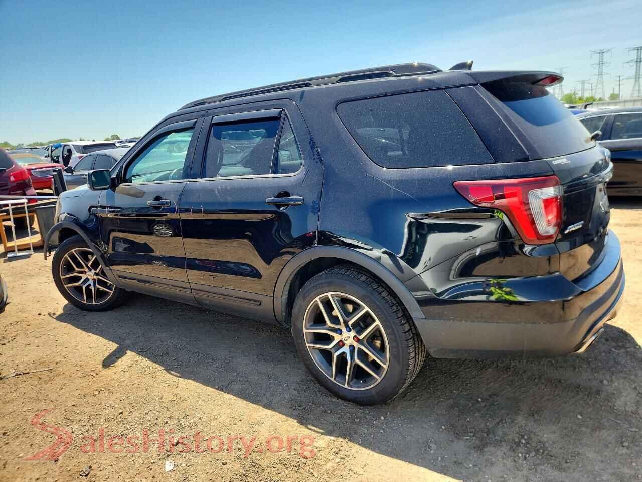 2017 FORD EXPLORER VIN 1FM5K8GTXHGD03610, front view