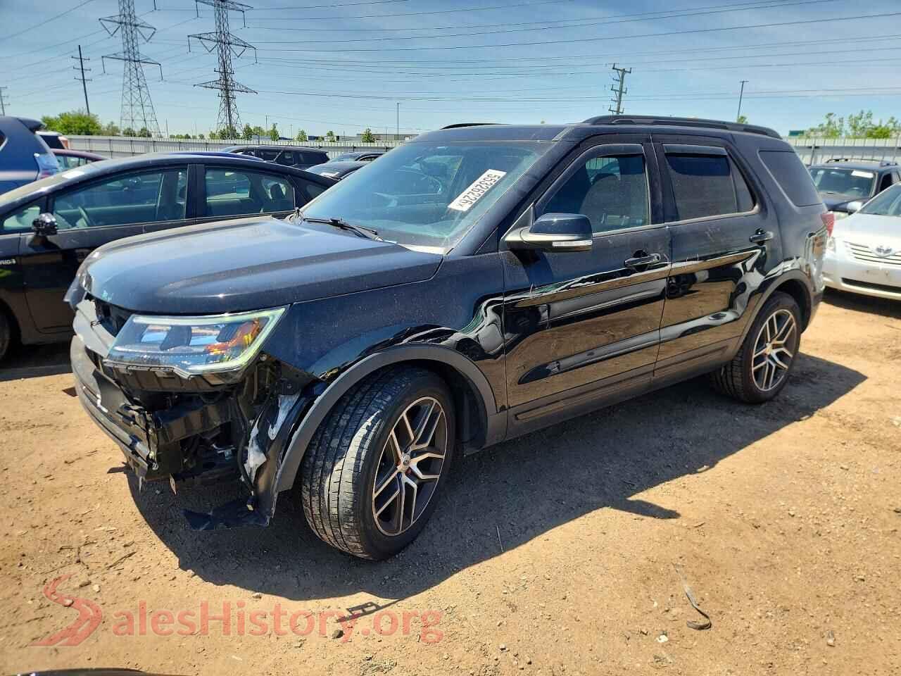 2017 FORD EXPLORER VIN 1FM5K8GTXHGD03610, auction photo