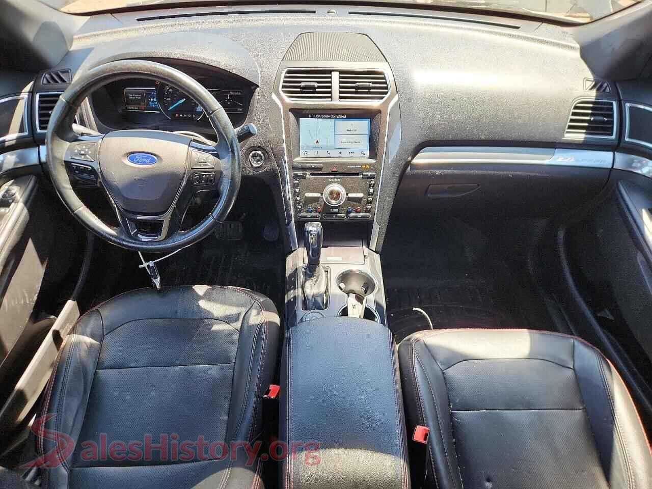 2017 FORD EXPLORER VIN 1FM5K8GTXHGD03610, interior dashboard