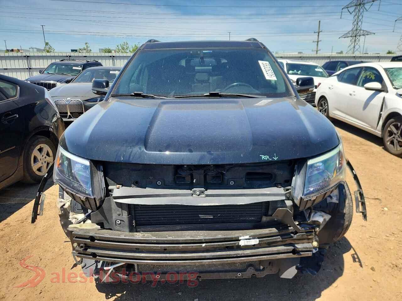 2017 FORD EXPLORER VIN 1FM5K8GTXHGD03610, rear view