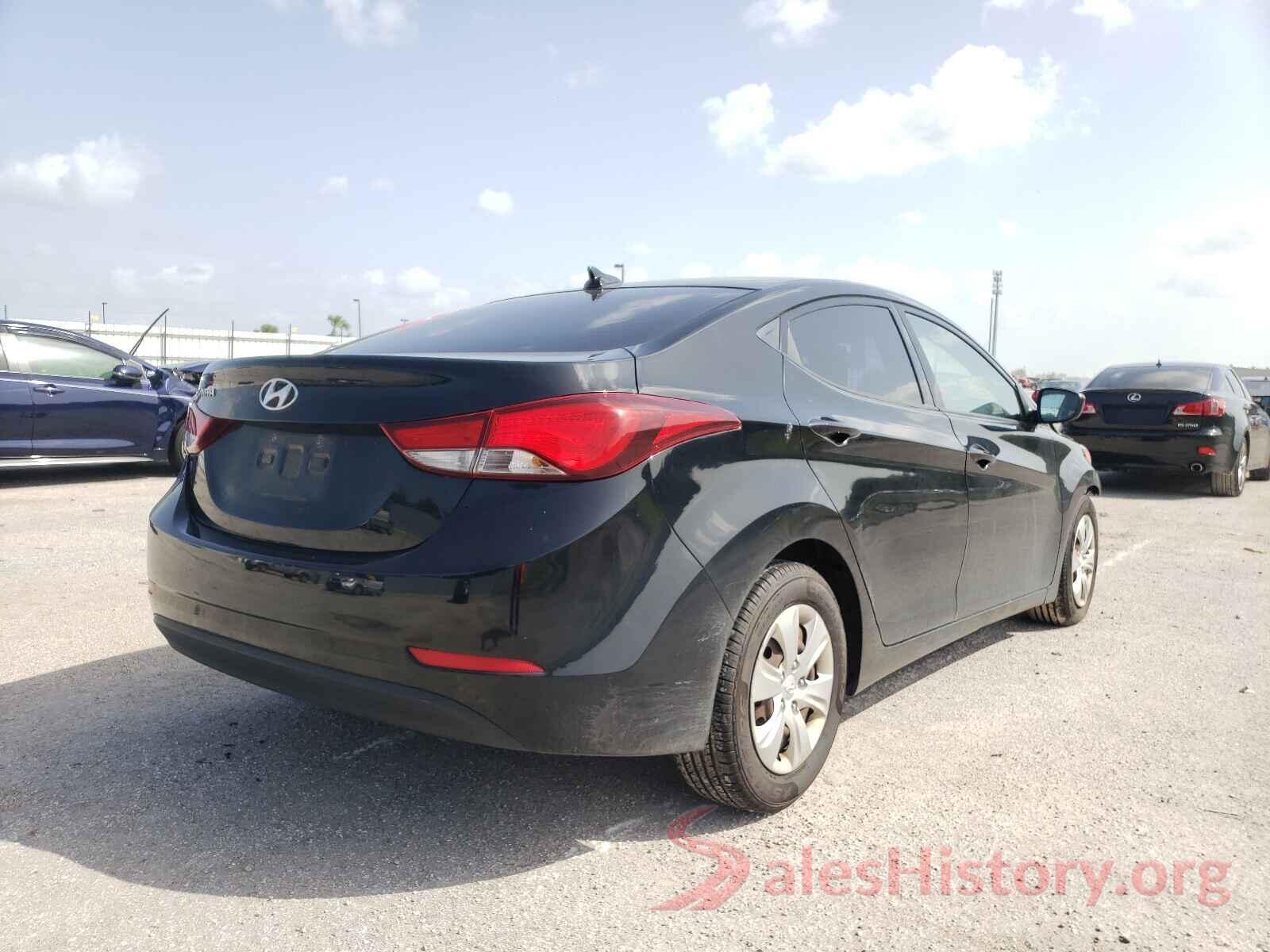 KMHDH4AE4GU638407 2016 HYUNDAI ELANTRA