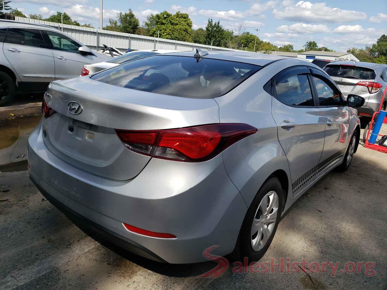 5NPDH4AEXGH684662 2016 HYUNDAI ELANTRA