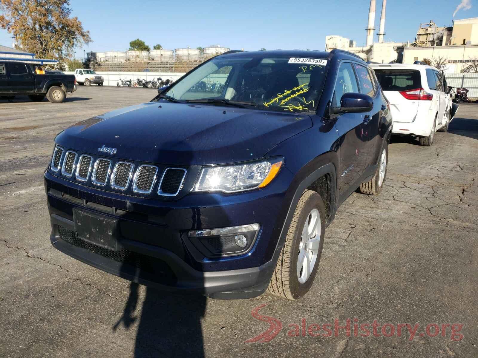 3C4NJDBB6LT151764 2020 JEEP COMPASS