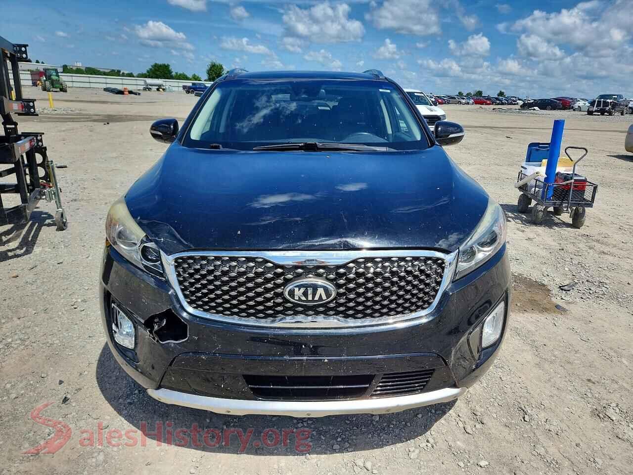 2017 KIA SORENTO VIN 5XYPK4A55HG238278, rear view