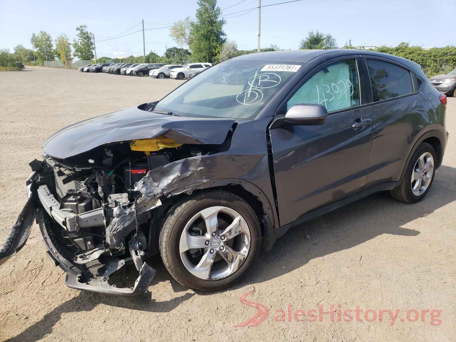 3CZRU5H3XKM100205 2019 HONDA HR-V