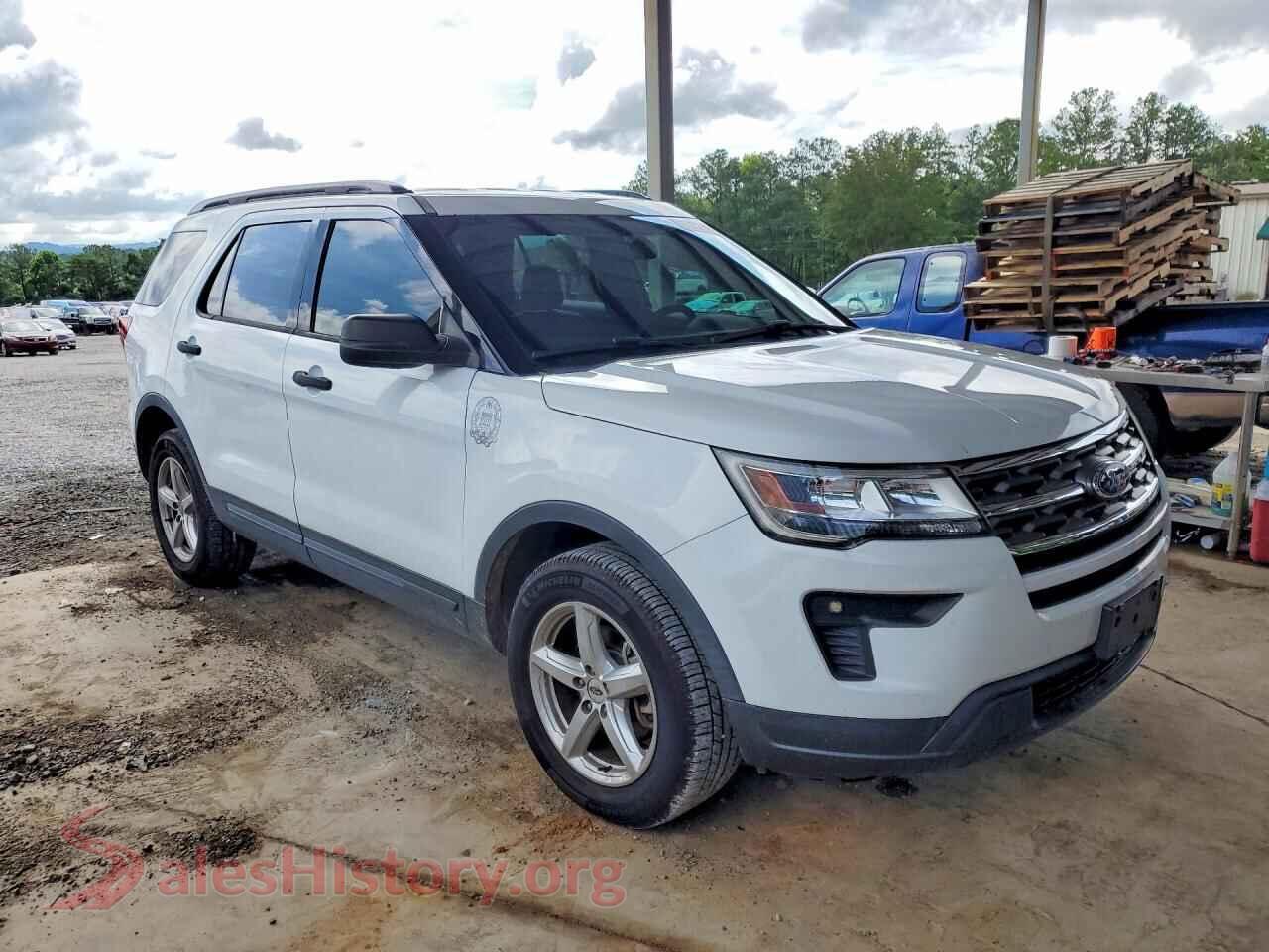 2019 FORD EXPLORER VIN 1FM5K8B89KGA92510, rear 3/4 view
