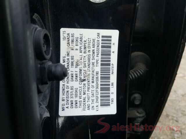 2HGFC2F56GH506780 2016 HONDA CIVIC