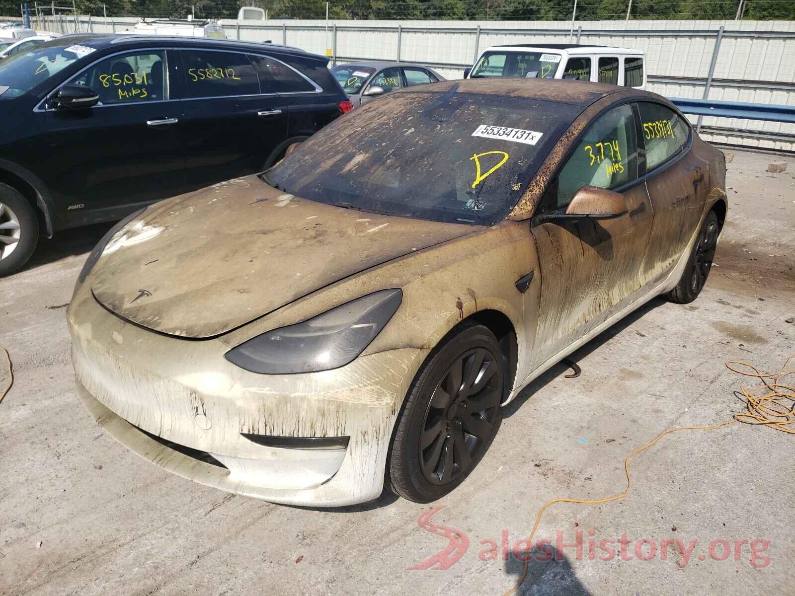 5YJ3E1EB9MF903284 2021 TESLA MODEL 3