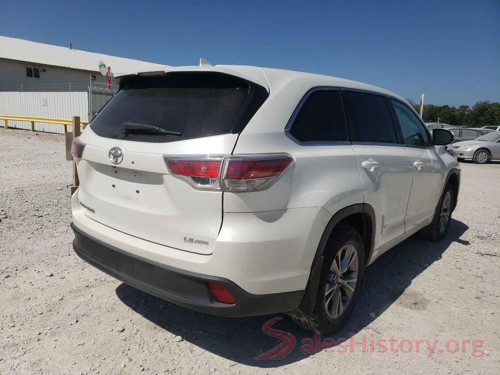 5TDBKRFH2GS351293 2016 TOYOTA HIGHLANDER