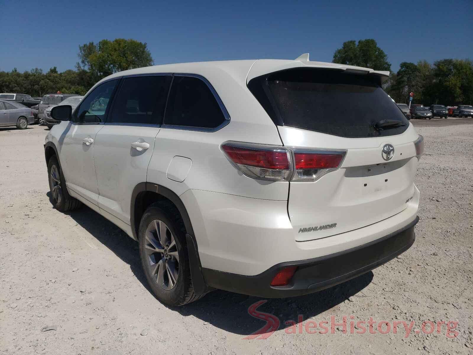 5TDBKRFH2GS351293 2016 TOYOTA HIGHLANDER