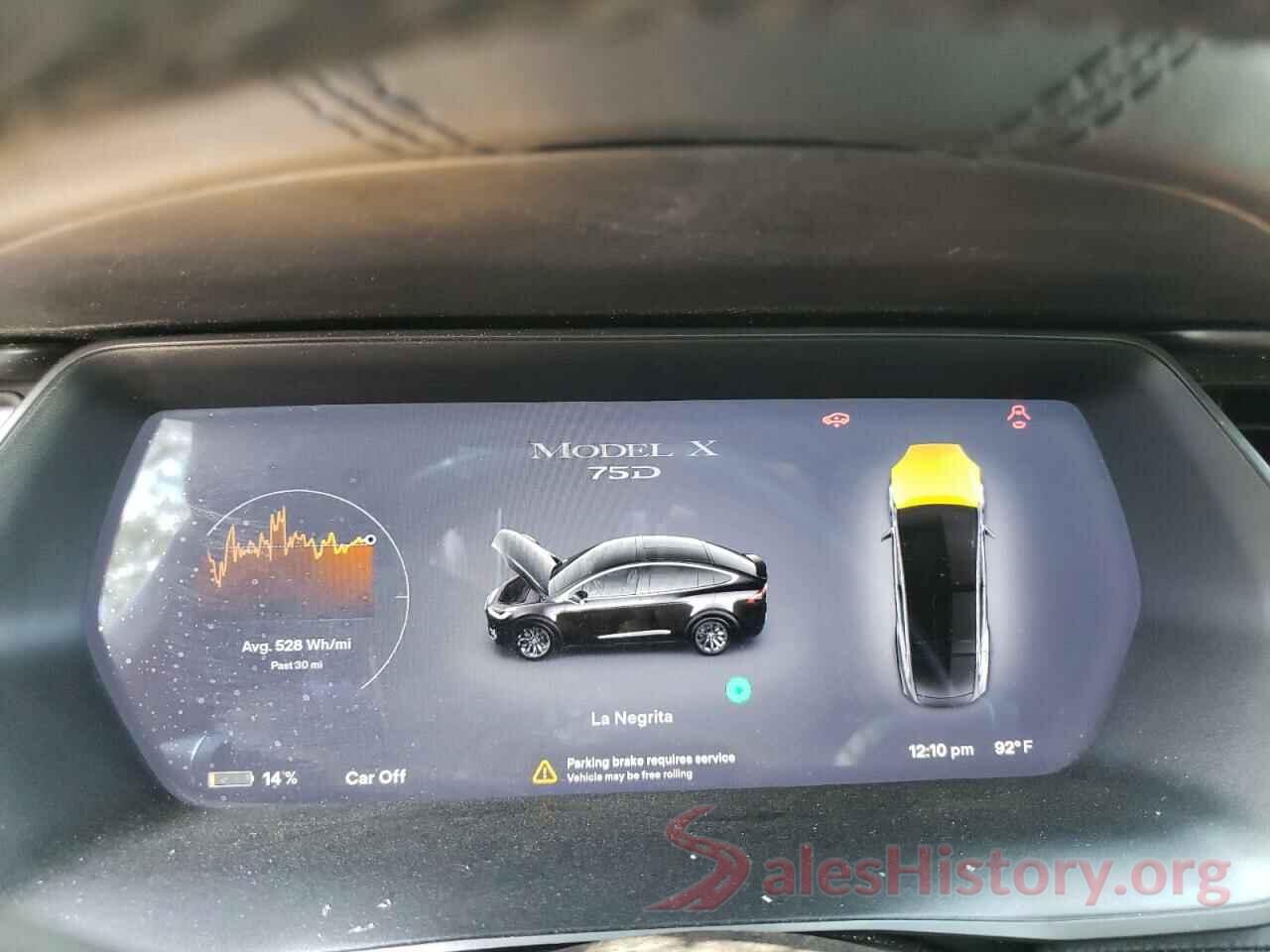 5YJXCDE23JF141977 2018 TESLA MODEL X