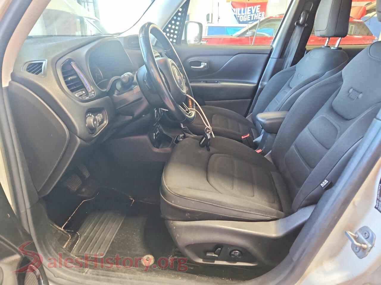 2017 JEEP RENEGADE VIN ZACCJBBB6HPG04498, engine bay