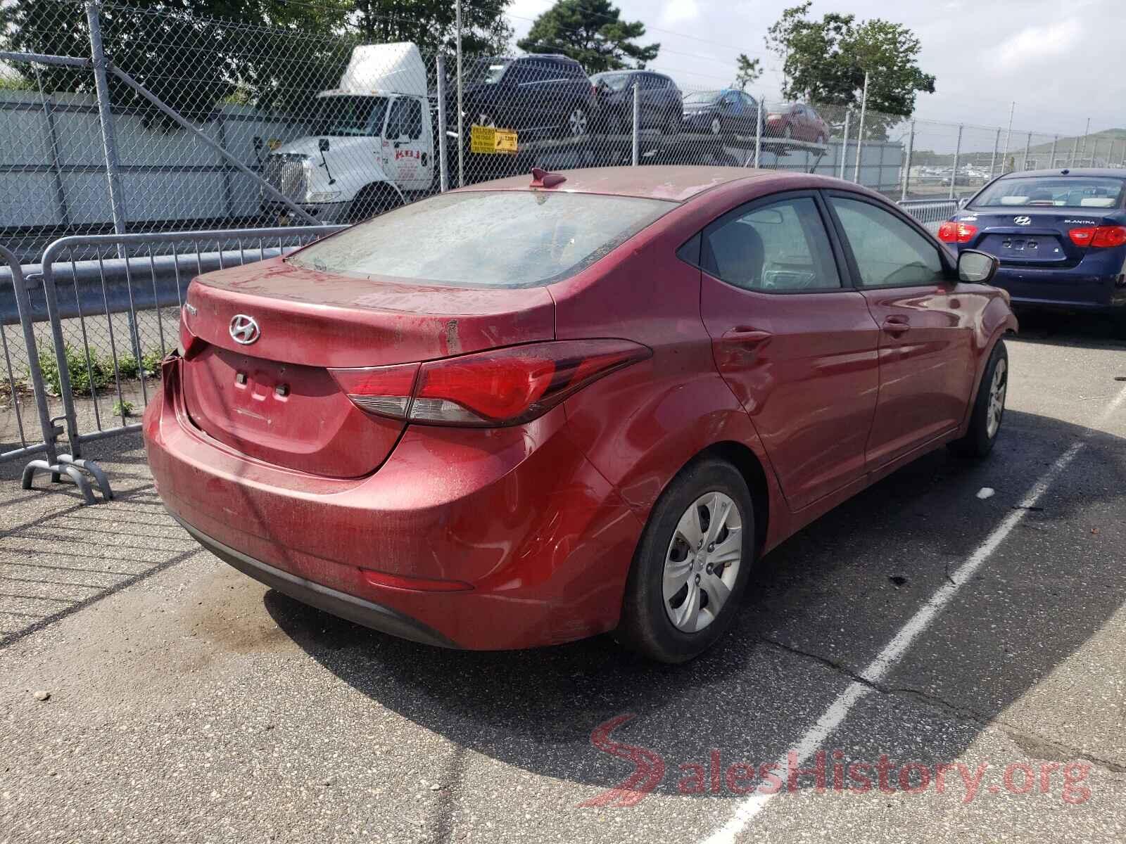 5NPDH4AE9GH674592 2016 HYUNDAI ELANTRA