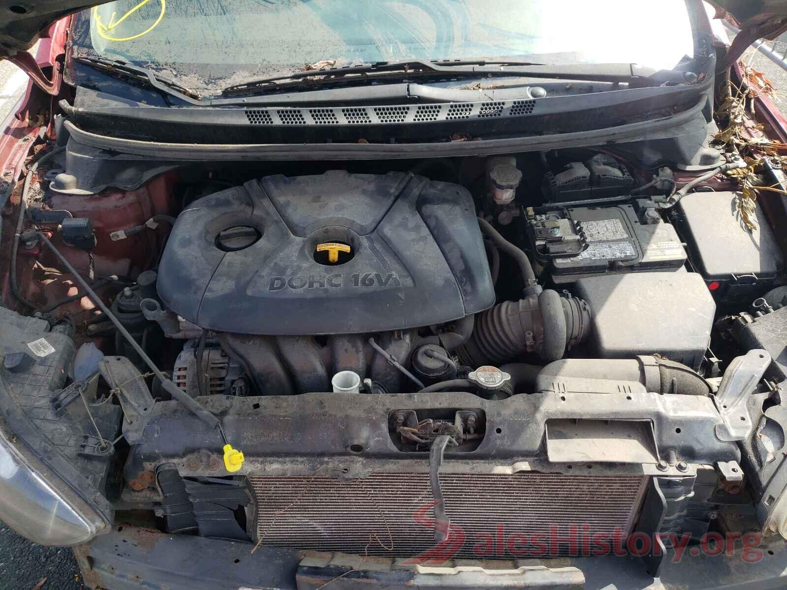 5NPDH4AE9GH674592 2016 HYUNDAI ELANTRA