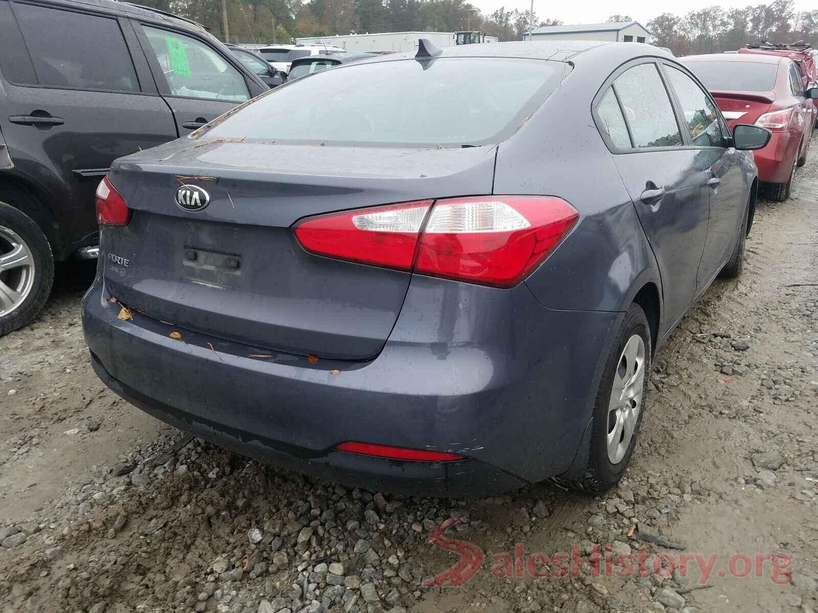 KNAFK4A67G5613189 2016 KIA FORTE