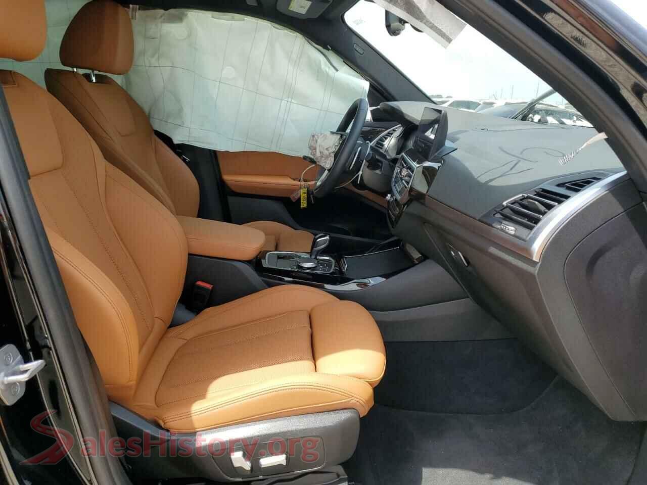 2022 BMW X3 VIN 5UX43DP01N9K81653, rear view