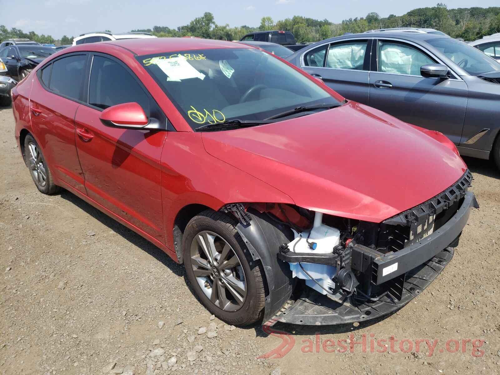 5NPD84LF5JH237587 2018 HYUNDAI ELANTRA