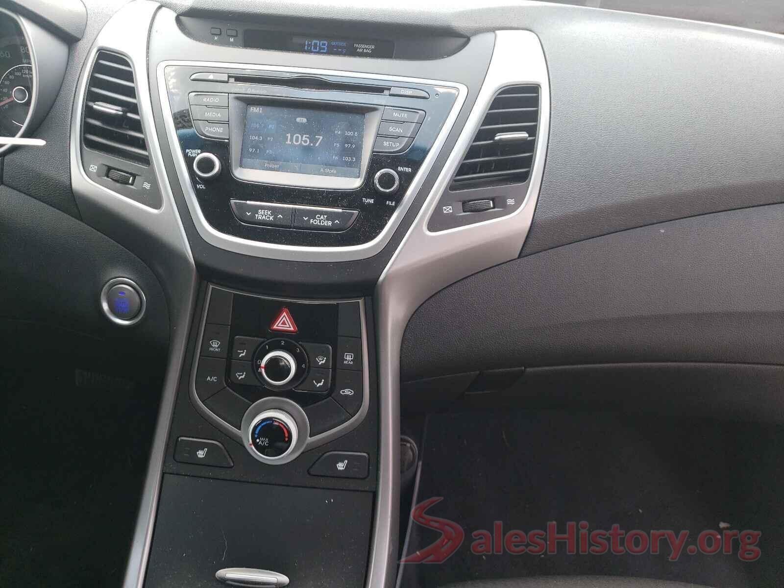 KMHDH4AE6GU629045 2016 HYUNDAI ELANTRA