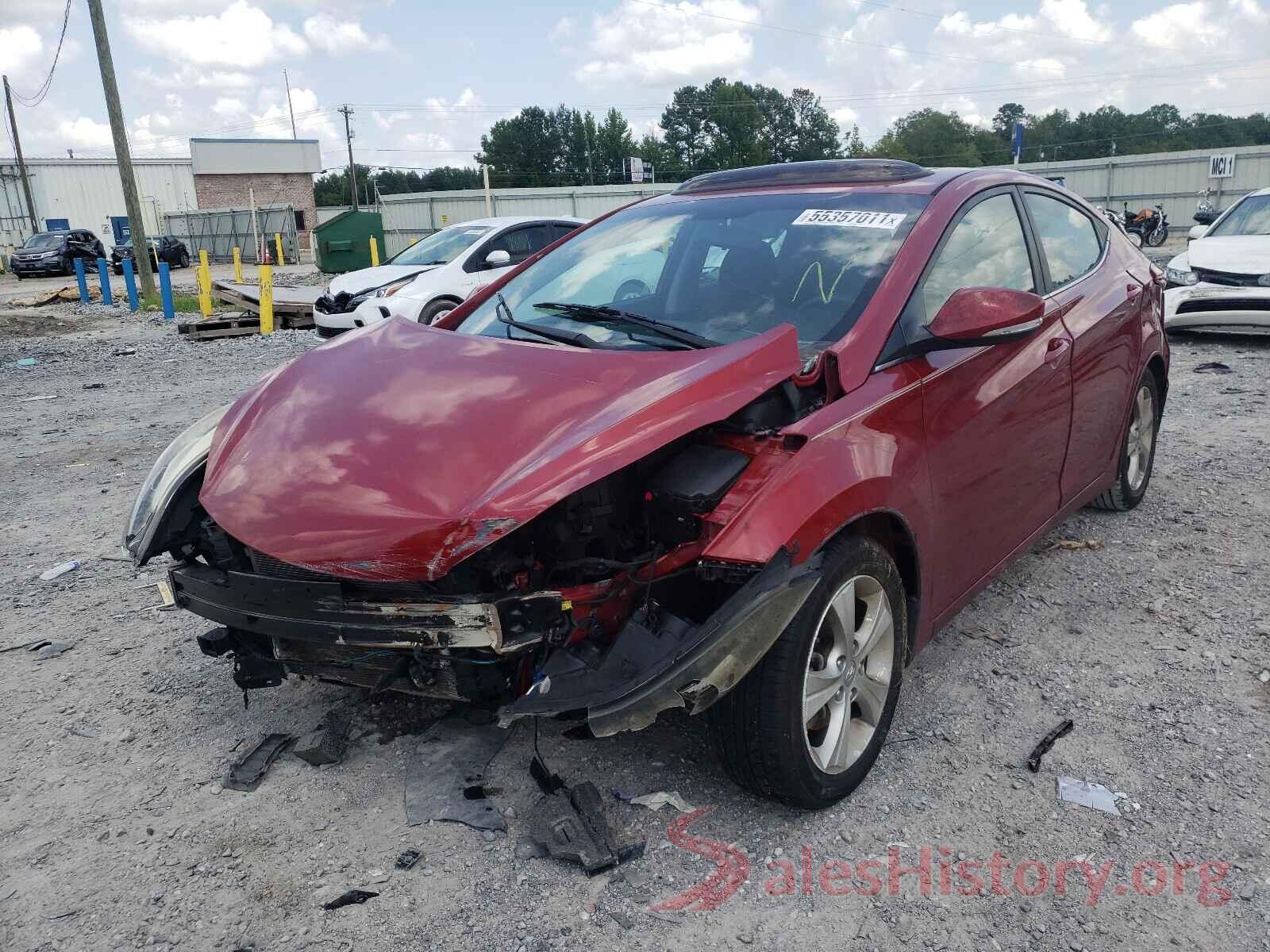 KMHDH4AE6GU629045 2016 HYUNDAI ELANTRA