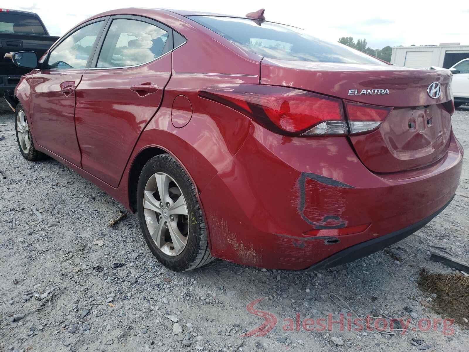 KMHDH4AE6GU629045 2016 HYUNDAI ELANTRA