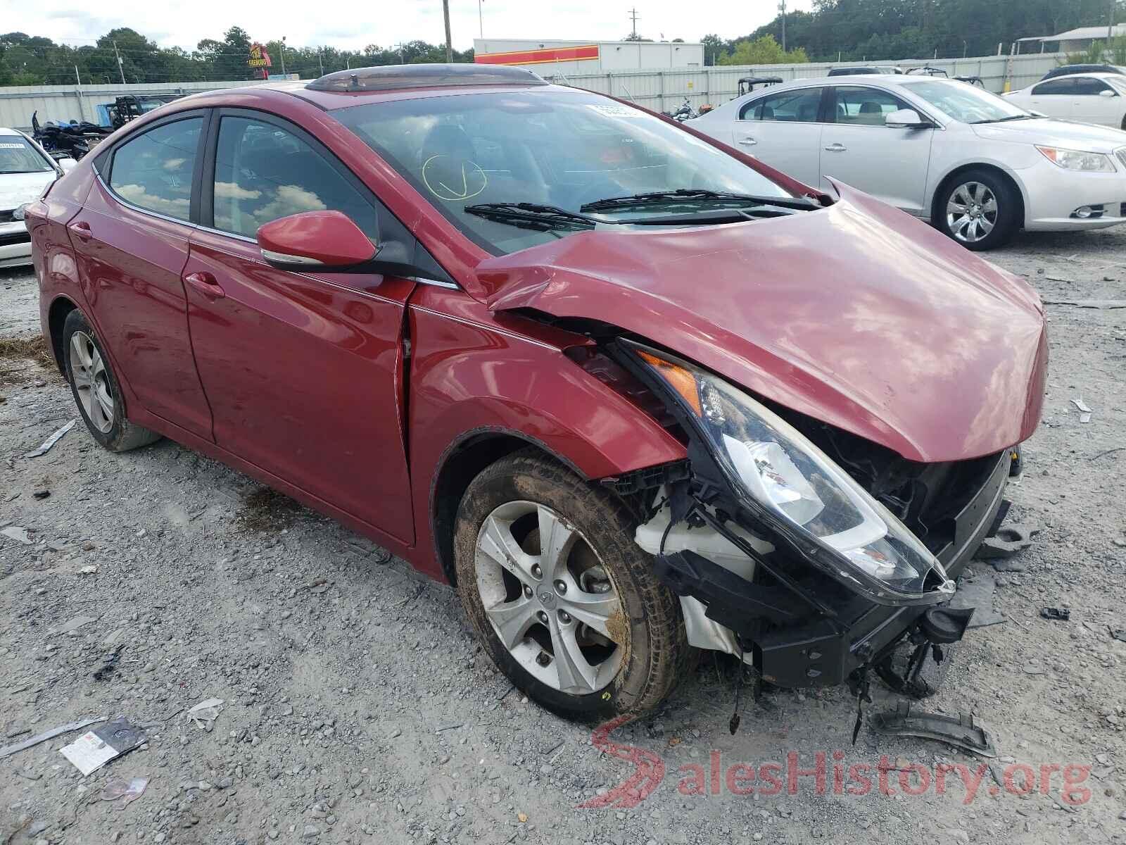 KMHDH4AE6GU629045 2016 HYUNDAI ELANTRA