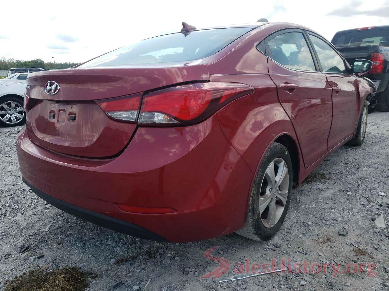 KMHDH4AE6GU629045 2016 HYUNDAI ELANTRA