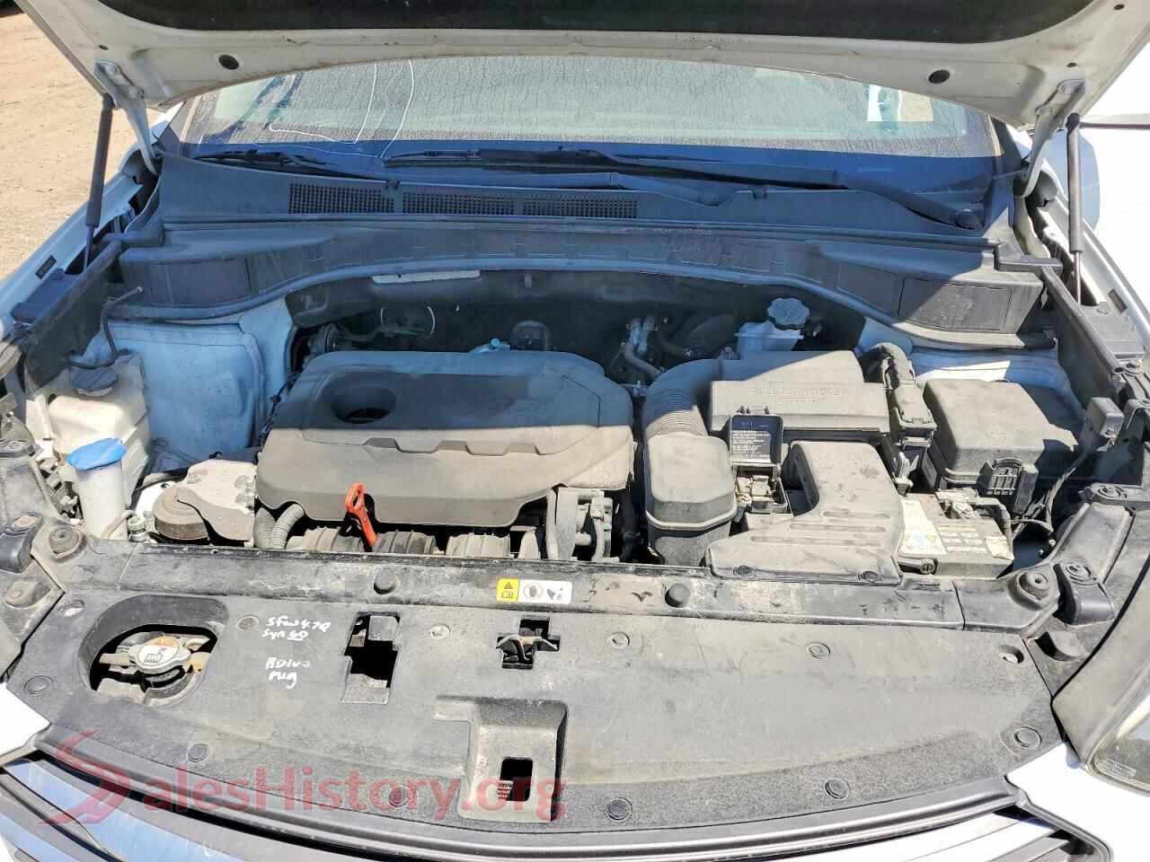 2018 HYUNDAI SANTA FE VIN 5NMZTDLB9JH083495, wheel and tire