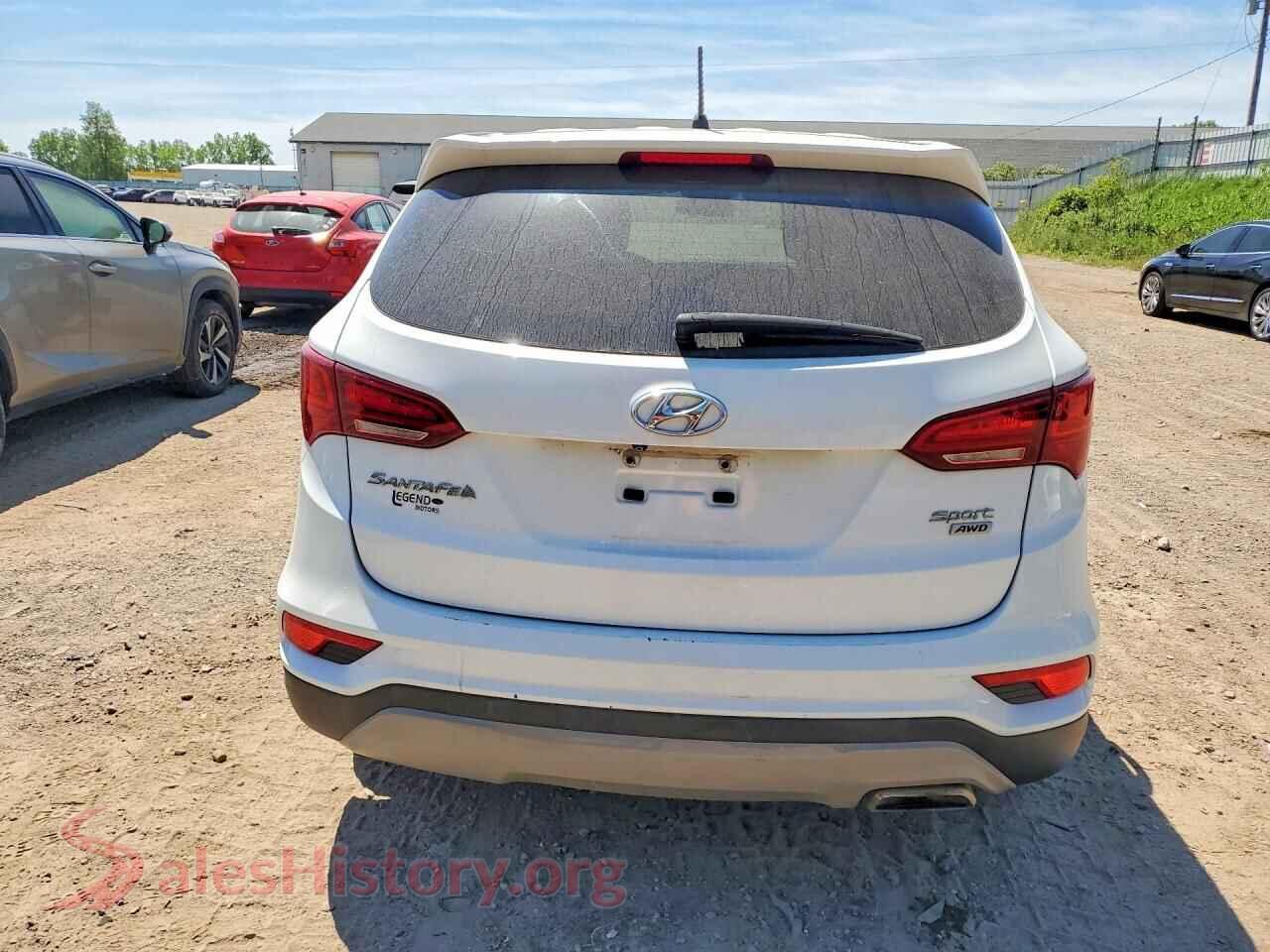 2018 HYUNDAI SANTA FE VIN 5NMZTDLB9JH083495, left side view