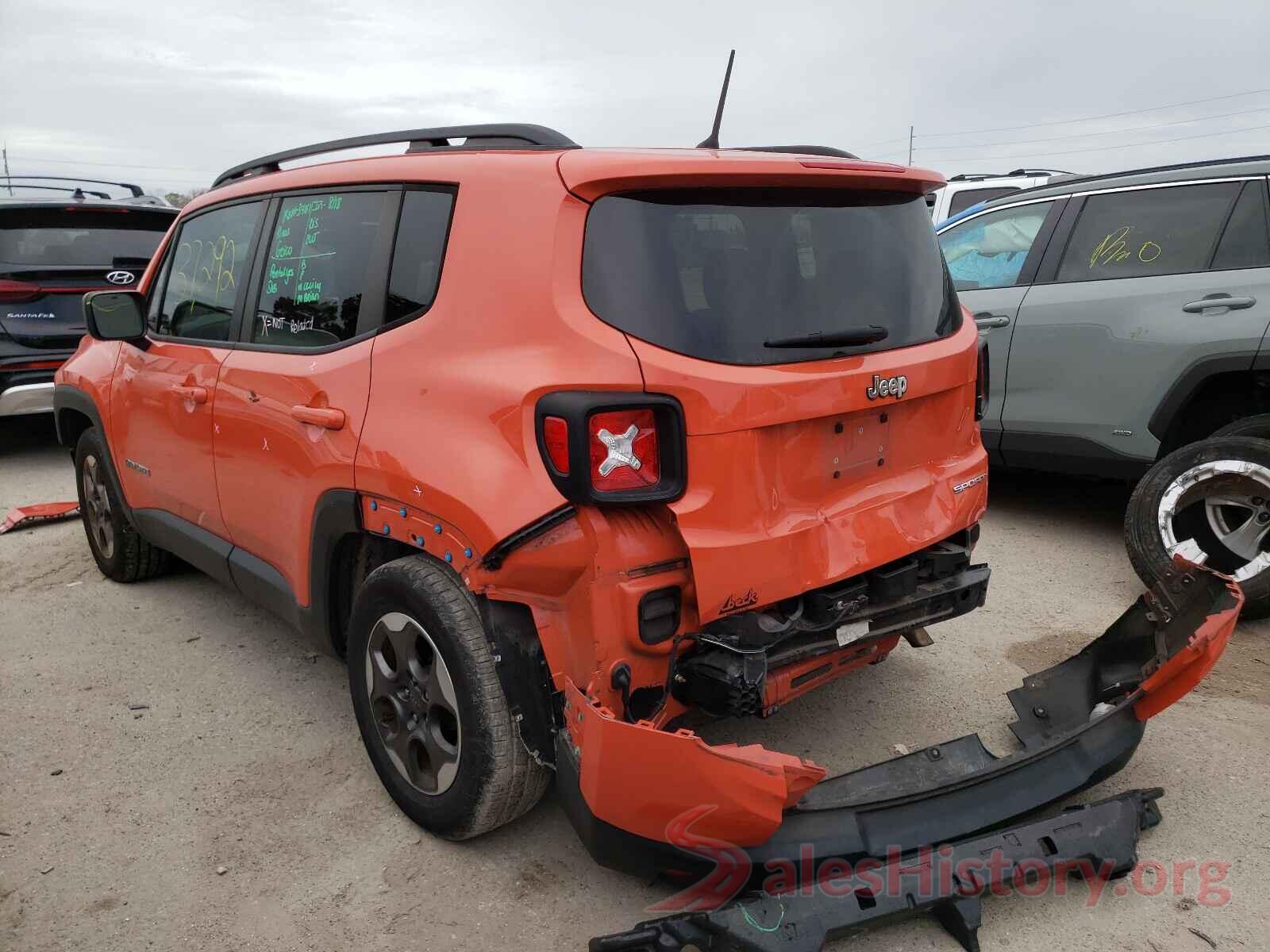 ZACCJAABXHPE79551 2017 JEEP RENEGADE