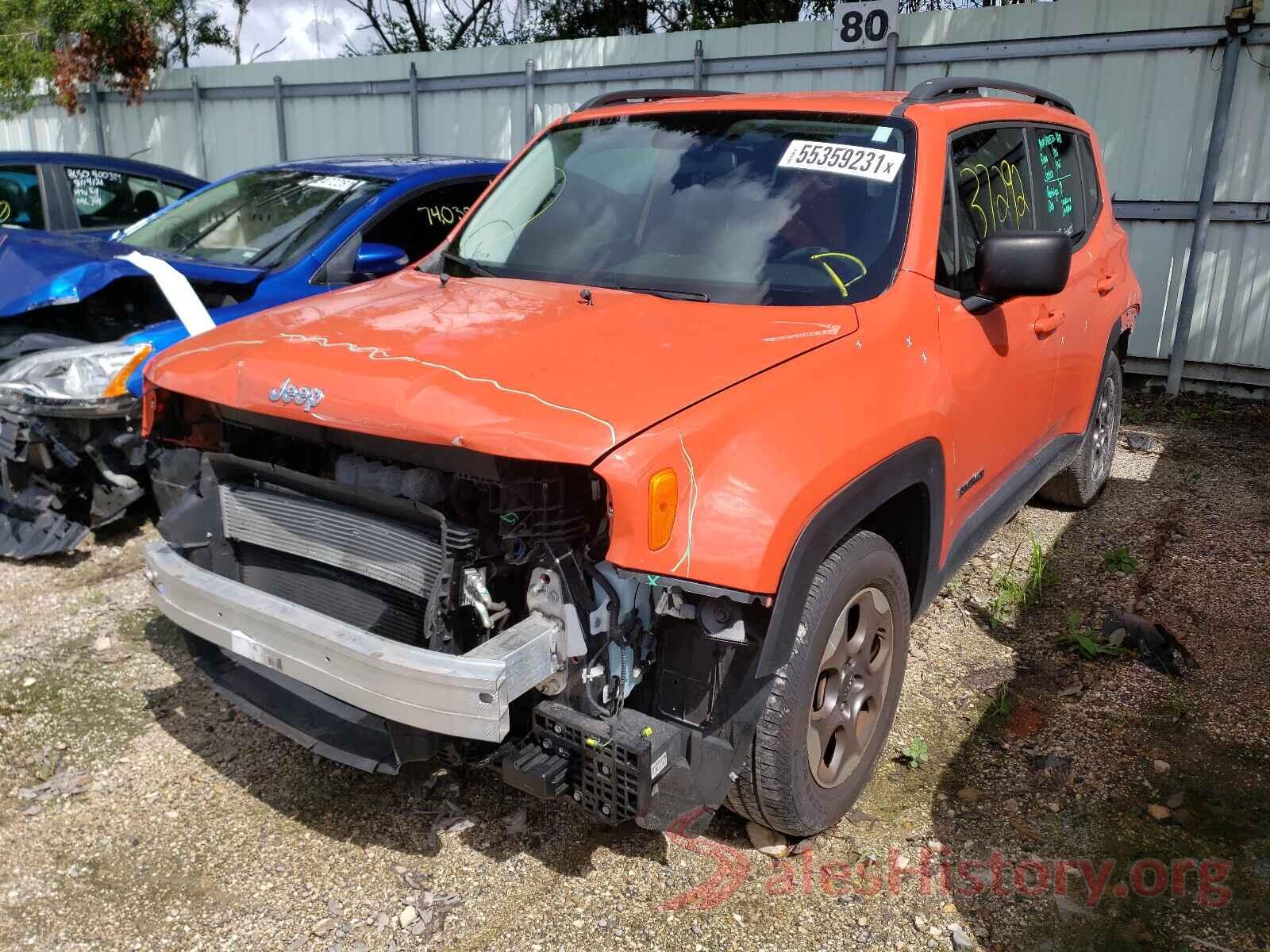 ZACCJAABXHPE79551 2017 JEEP RENEGADE